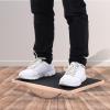 Wooden Rocker Board for Standing Desk, Anti Slip Balancing Board, Core Training and Ankle Stretching Exercise Tool with Ergonomic Curved Design for Home Office Use view 3