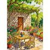 TangMosaic Puzzles for Adults 1000 Pieces, Jigsaw Puzzle for Adults, Fun Challenging Puzzle, Sunny Summer Patio Puzzles Game, Interlock Perfectly No Dust, Gifts for Easter Mothers Day view 1