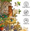 TangMosaic Puzzles for Adults 1000 Pieces, Jigsaw Puzzle for Adults, Fun Challenging Puzzle, Sunny Summer Patio Puzzles Game, Interlock Perfectly No Dust, Gifts for Easter Mothers Day view 4