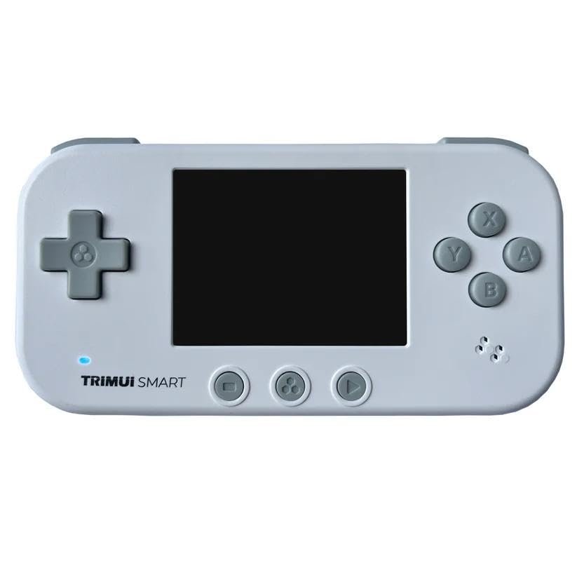 TRIMUI Smart Handheld Game Console, 2.4 IPS Retro Gaming Console, Linux Portable Game System, Multi-Platform Emulator, USB-C Rechargeable, microSD Support (White, 64, GB)