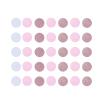 100g Pink White Rose Gold Glitter, Biodegradable Party Table Decoration for Bridal Baby Shower Wedding Birthday Cupcake Cake Topper (Circle) view 3