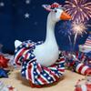 7 Inch Desktop Goose Outfits - 6 Pack Desk Geese Costumes for Birthday, Easter, Independence Day | Festive Desktop Magnetic Goose Statue Clothes for Spring Summer Holiday Home Table Decor Photo Prop view 3