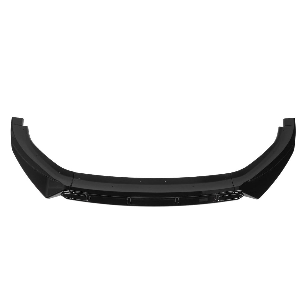Bnineteenteam Front Bumper Lip Spoiler, Enhanced Aerodynamics Glossy Black Splitter Protector with Easy Installation, for MK3 Standard 2024 and Later