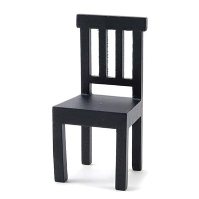 Handley House CLA10924 Benson Chair for Dollhouse Miniature - Black