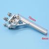 1PC 4mm Flexible Drive Shaft with Strut Mount Bracket Holder and Shaft Sleeve Compatible with RC Boat Speed Boat(70mm) view 2