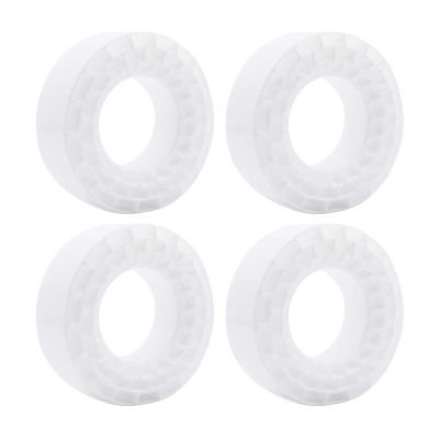 For 95-97mm 1.55" Waterproof Silicone Rubber Tire Insert Foam RC Car Upgrade Replacement Modification Part RC Car Toys Parts(White)