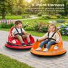 12V Electric Bumper Car for Toddlers, Ride On Bumper Cars, Kids Ride On Toy with Parent Remote, 360 Spin, 2 Speed, 2 Driving Modes, Music & LED Lights view 3