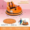 12V Electric Bumper Car for Toddlers, Ride On Bumper Cars, Kids Ride On Toy with Parent Remote, 360 Spin, 2 Speed, 2 Driving Modes, Music & LED Lights view 4