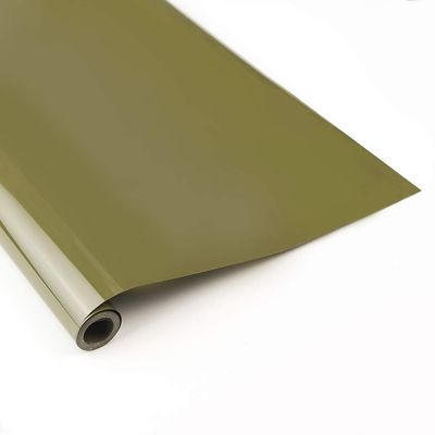 AEORCACC RC Aircraft Heat Shrink Covering Film, Balsawood Airplane Model Adhesive Film, Multiple Colors Available, 5 Meters per Roll (Army Green)