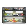 1:64 Scale Premium Three-Tier Car Model Display Case with Lighting Ideal for Hot Wheels, Tomica, and Mini GT die-cast Cars Holds up to 31 Vehicles view 1