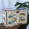 1:64 Scale Premium Three-Tier Car Model Display Case with Lighting Ideal for Hot Wheels, Tomica, and Mini GT die-cast Cars Holds up to 31 Vehicles view 3
