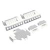Stainless Steel Axle Protector Chassis Armor Plate for 1/10 RC Crawler Replacement Part view 1