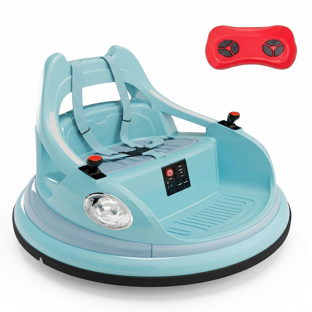 12V Electric Bumper Cars for Toddlers, Kids Bumper Cars, Ride On Toys