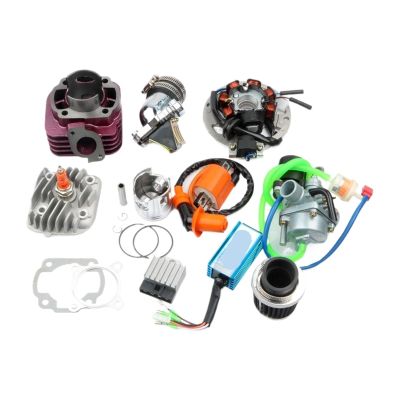 70cc Big Bore Racing Cylinder Kit Carburetor Air Filter Coil CDI Fit For Yamaha 47mm/10mm