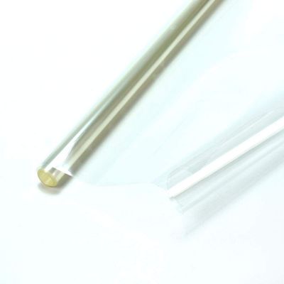 AEORCACC RC Aircraft Heat Shrink Covering Film, Balsawood Airplane Model Adhesive Film, Multiple Colors Available, 5 Meters per Roll (Transparent)