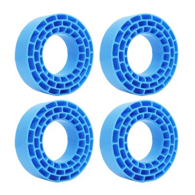 For 95-97mm 1.55" Waterproof Silicone Rubber Tire Insert Foam RC Car Upgrade Replacement Modification Part RC Car Toys Parts(Blue)