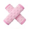 2 Pack Car Seat Strap Pads for Babies, Soft Car Seat Shoulder Strap Covers for Baby Child Kids, Pink view 1