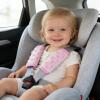 2 Pack Car Seat Strap Pads for Babies, Soft Car Seat Shoulder Strap Covers for Baby Child Kids, Pink view 3
