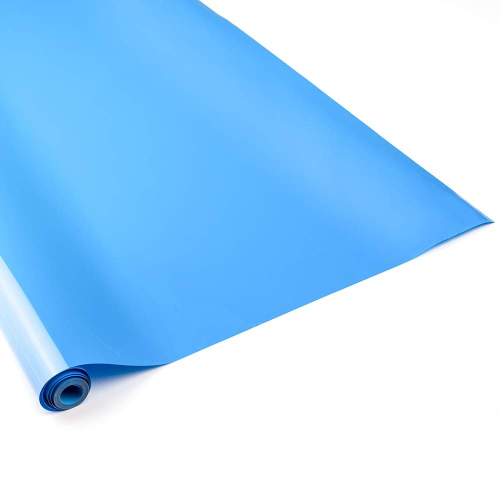 AEORCACC RC Aircraft Heat Shrink Covering Film, Balsawood Airplane Model Adhesive Film, Multiple Colors Available, 5 Meters per Roll (Sky Blue)