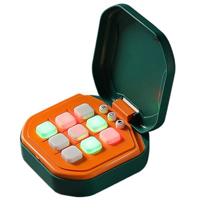 Electronic Puzzle Console Game - Handheld Brain Challenge Toy for Kids | LCD Screen with Interactive Logic Matching System, Portable Memory Training Device for Travel Entertainment 4.13x3.86x1.77 in