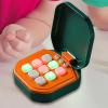 Electronic Puzzle Console Game - Handheld Brain Challenge Toy for Kids | LCD Screen with Interactive Logic Matching System, Portable Memory Training Device for Travel Entertainment 4.13x3.86x1.77 in view 2