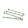 RC Cars Models For Wltoys 144001 124019 124018 Metal CVD Drive Shaft Wheel Axle Differential Cup RC Car Parts And Accessories Upgrades Replacements Repairs(Silver) view 3