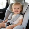 2 Pack Car Seat Strap Pads for Babies, Soft Car Seat Shoulder Strap Covers for Baby Child Kids, Gray view 3