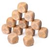 Foilswirl 12 Pcs Mealtime Prayer Cube Small Wooden Catholic Prayers Scripture Cube Religious Dice Christian Bible Verse Gifts for Family Church Easter Christmas Party Favors view 1
