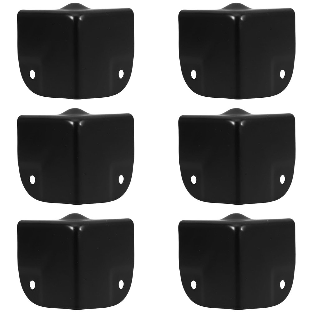 6pcs Metal Box Corner Protectors for Luggage and Tool Boxes