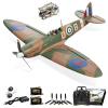 CKYSCHN Brushless RC Plane Spitfire 500mm - 4CH VOLANTEXR RC Airplane with 6-Axis Gyro, 2.4G RTF Remote Control Airplane for Adults, 3 Level Modes & Aerobatics view 1
