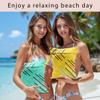 zcyxuuw Swimsuit Bag Wet Bags for Travel Reusable Waterproof Dry Bags Diaper Bag Green Yellow Stripe Wet Bag for Swimsuit Towels Beach Gym 10.212.6 Inches view 4