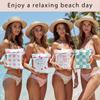zcyxuuw Wet Bag, 4Pcs Wet Dry Bag Set, Reusable Waterproof Bags with Starfish & Bow Prints for Women, Ideal for Beach Vacations & Pool Days view 4