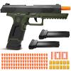 Automatic Shell Ejecting Toy Gun, Soft Bullet Toy Pistol, Educational Toy Model, Gifts for Kids, Boys and Girls (Green) view 1