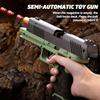 Automatic Shell Ejecting Toy Gun, Soft Bullet Toy Pistol, Educational Toy Model, Gifts for Kids, Boys and Girls (Green) view 3