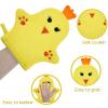 2 PCS Baby Bath Mitt Washcloths Gloves Panda Chicken Toddler Soft Washcloths for Kids Designed in Cute Animal Towel Gentle Scrub for Baby Girl Boy Bath Shower view 4