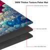 RMJKXQZG MTG Playmat 35.5" x 19.7" with High Elastic Rubber Base Non-Slip Rubber HD Fade-Resistant Printing Durable TCG Gaming for Card Games Desk Mat & Mouse Pad, Stained Glass Red Dragon view 3