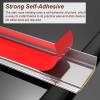 VIIGUIY Stair Nosing Waterproof Extra-Wide Stair Nose Molding, Self-Adhesive Stair Nosing Edge Trim with Non Slip Strip, Outside Steps Edging Protector Guard(Gray,W9.6cm/3.8" L1.3m/4.3ft) view 4