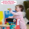 Jaseys Toy Chest On-the-Go Wooden Workbench | 23-Piece Portable Pretend Play Tool Set with Hammer, Screws, Wrench, & More | Construction Toy for Toddlers Ages 12+ Months view 3