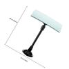 HOODANCOS Car Safety Mirror Rear Facing Car Mirror with Wide-angle Rectangular Auxiliary Blind Spot View for Back Seat Monitoring view 2