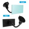 HOODANCOS Car Safety Mirror Rear Facing Car Mirror with Wide-angle Rectangular Auxiliary Blind Spot View for Back Seat Monitoring view 3