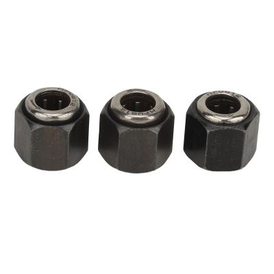 3pcs RC 12mm Hex Nut One Way Bearing R025, Compatible for VX 16 18 21 Engines, Replacement Part for HSP 1/10 RC Car with Iron Construction and Easy Installation