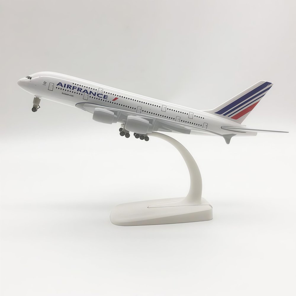 Air France A380 Diecast Plane 1:300 Scale Metal Aircraft Display Model Collectible Aviation Miniature for Desk