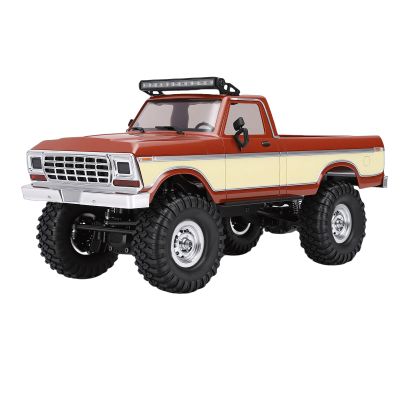Asixxsix 1/16 RC Truck, 2.4G High Speed Remote Control Off Road Truck 4x4 Crawler with Proportional Throttle Steering LED Light, for Adults Hobby Toy Birthday Xmas Gifts (Brown)