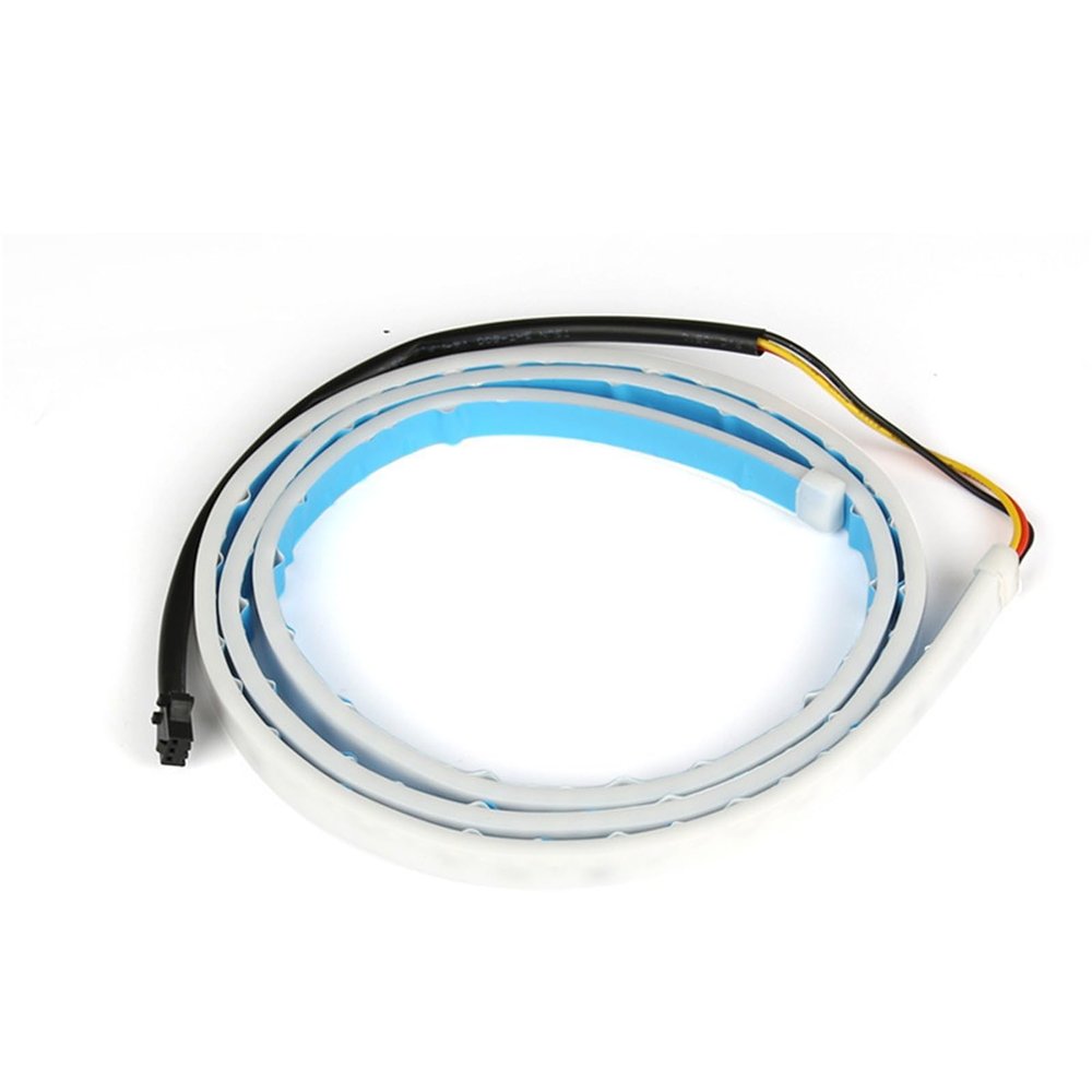 Car Trunk Flow Light Rainbow Racing Turn Signal Modified Decorative with LED Super Bright Strip(Regular,1.5M)