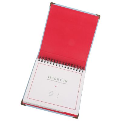 SUPVOX Tickets Storage Album and Card Collection Booklet for Collectors, Light Blue Ticket Organizer Loose-leaf Pages, Suitable for Travel and Memorabilia Storage Random Color