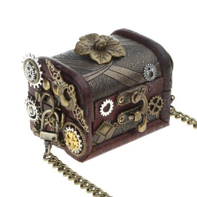 Geavonyg Steampunk Shoulder Bag Punk Small Bag Bags and Purses Crossbody Gothic Cosplay Accessories Bags and Purses