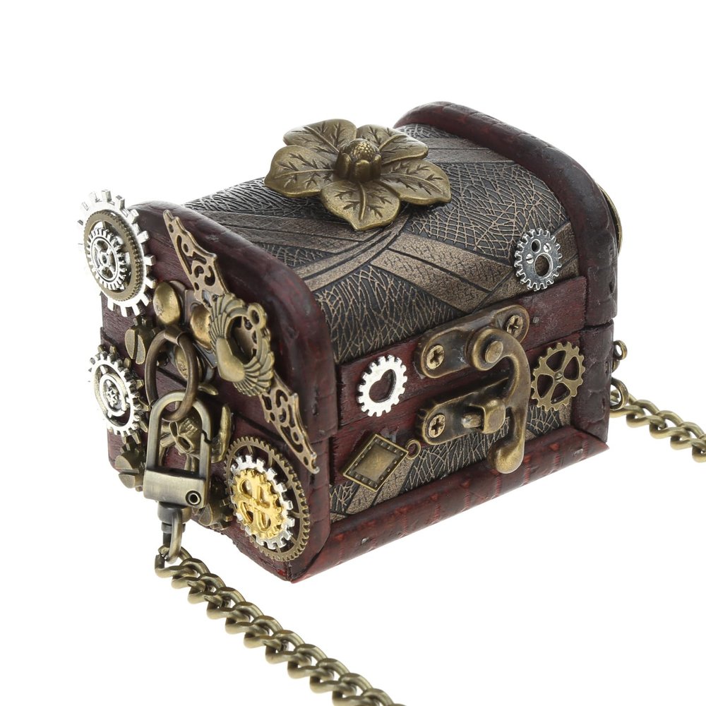 Geavonyg Steampunk Shoulder Bag Punk Small Bag Bags and Purses Crossbody Gothic Cosplay Accessories Bags and Purses