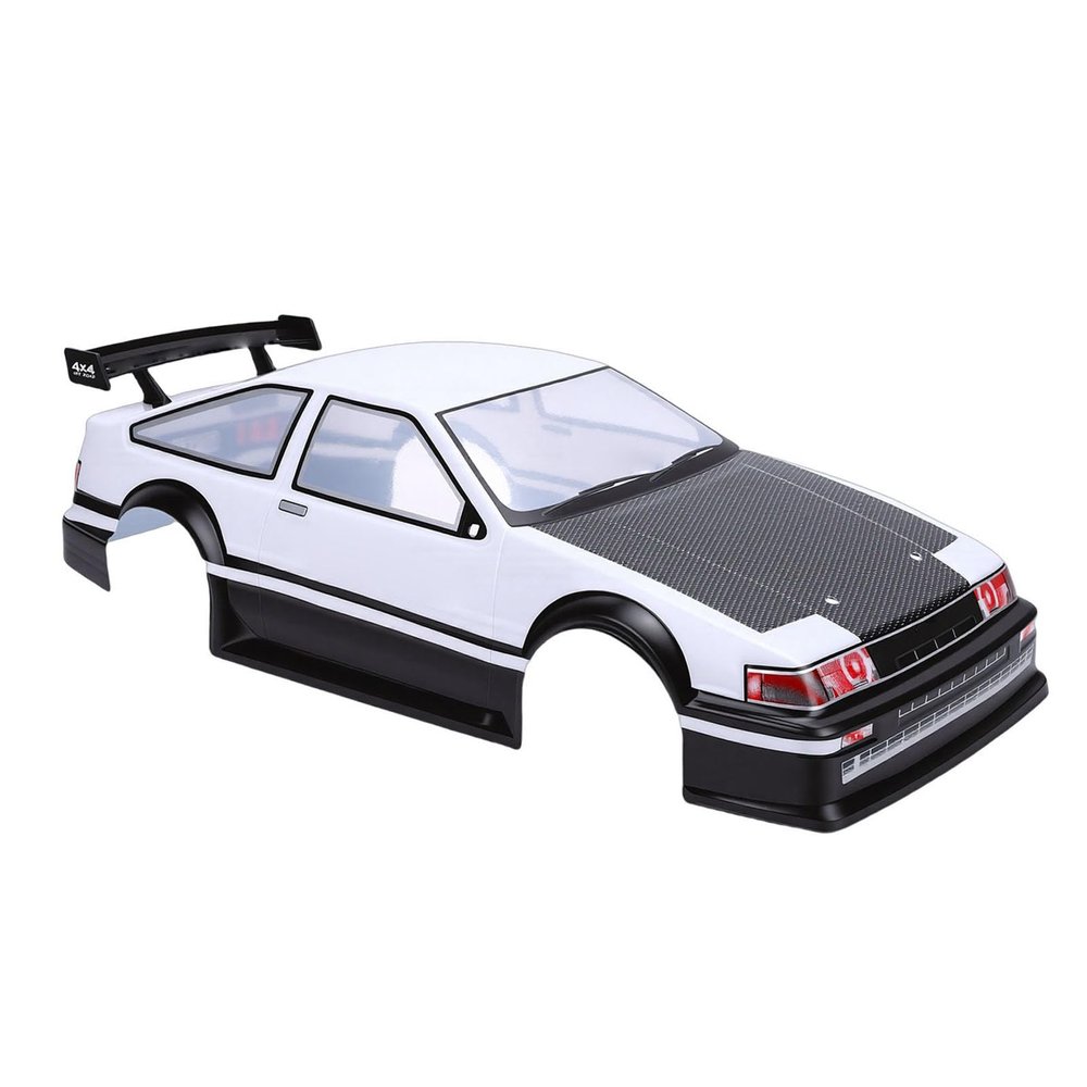 SPYMINNPOO 1:10 Scale RC Car Body, PVC Material for 26cm Wheelbase Sports Cars, with Precise Fit and Clear Graphic Patterns, for RC Car Modification and Protection