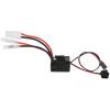 23S 60A Brushed ESC with BEC 6V/3A Waterproof Electronic Speed Controller for 1/10 RC Car, Compatible with Brushed Motors and Pocket Program Cards view 1