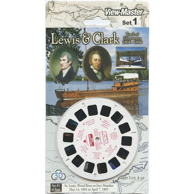 Lewis & Clark Set #1 - Compatible to ViewMaster - 3 Reel Set on Card - NEW